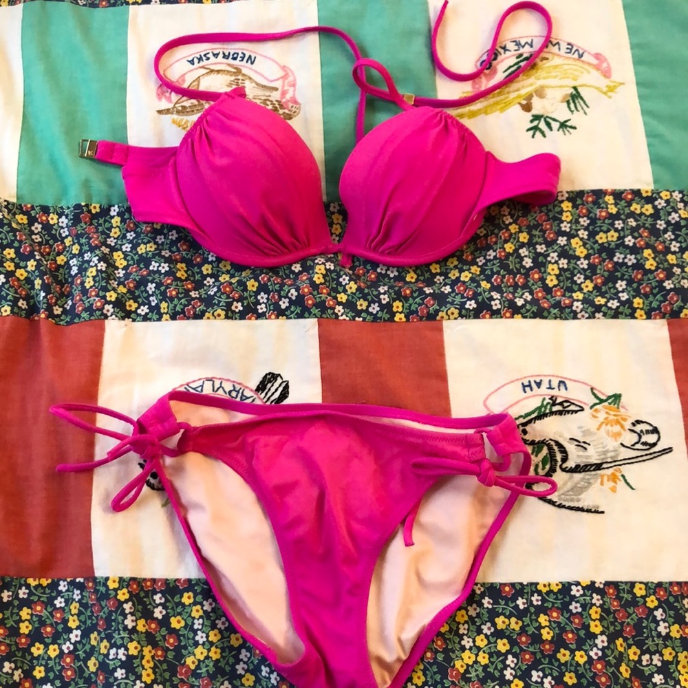 💖Hot pink VS swimsuit set💖